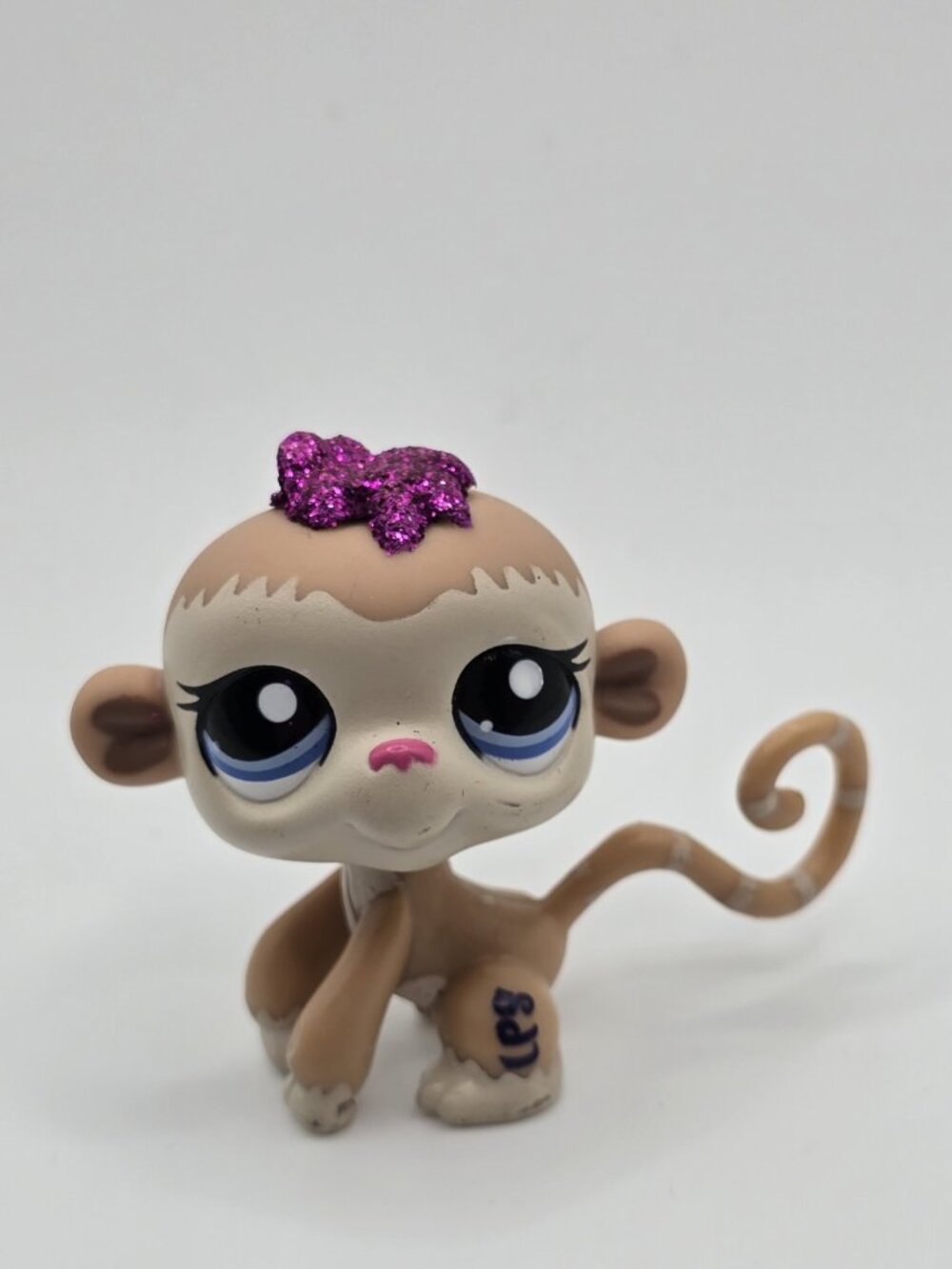 Littlest Pet Shop #2335 Glitter Monkey LPS Hasbro Authentic